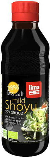Nước tương Shoyu ít muối HỮU CƠ 250 ml - LIMA